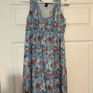 SHEIN Blue Floral Dress